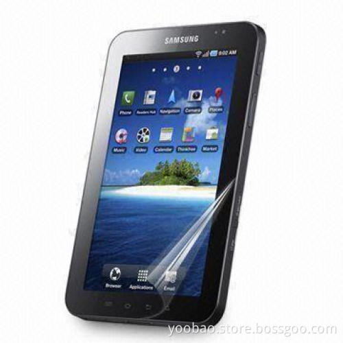 Transparent Screen Protector, Made of Japanese PET, Specially Designed for Galaxy Tap P7510